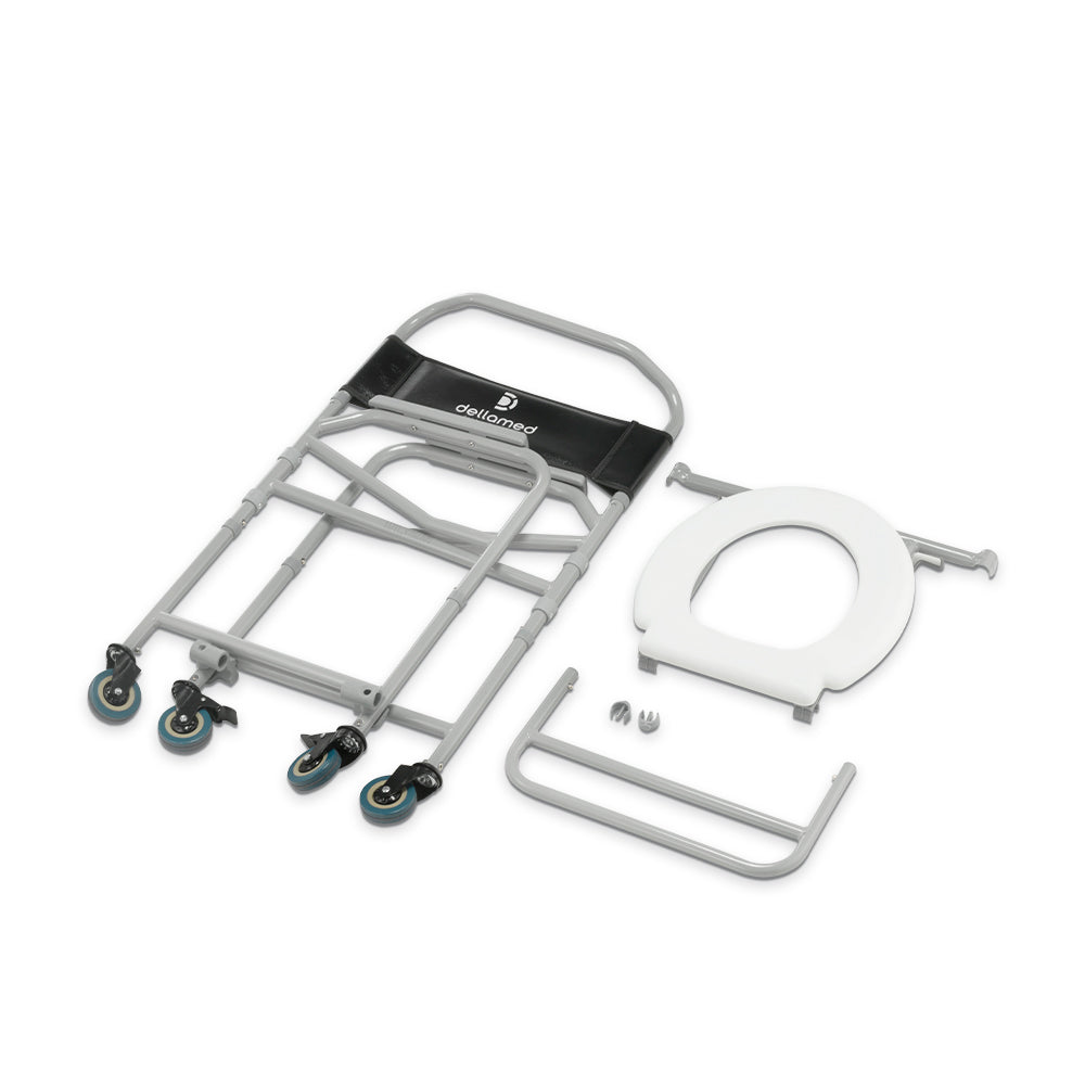 Cadeira de Banho Higiênica Desmontável Dellamed D40 até 120kg