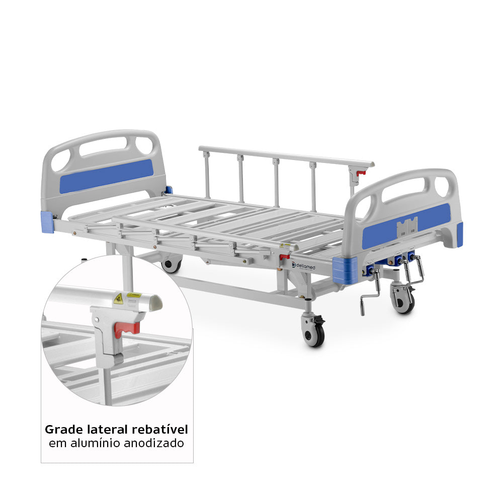 Cama Hospitalar 3 Movimentos Dellamed DX3 até 200kg