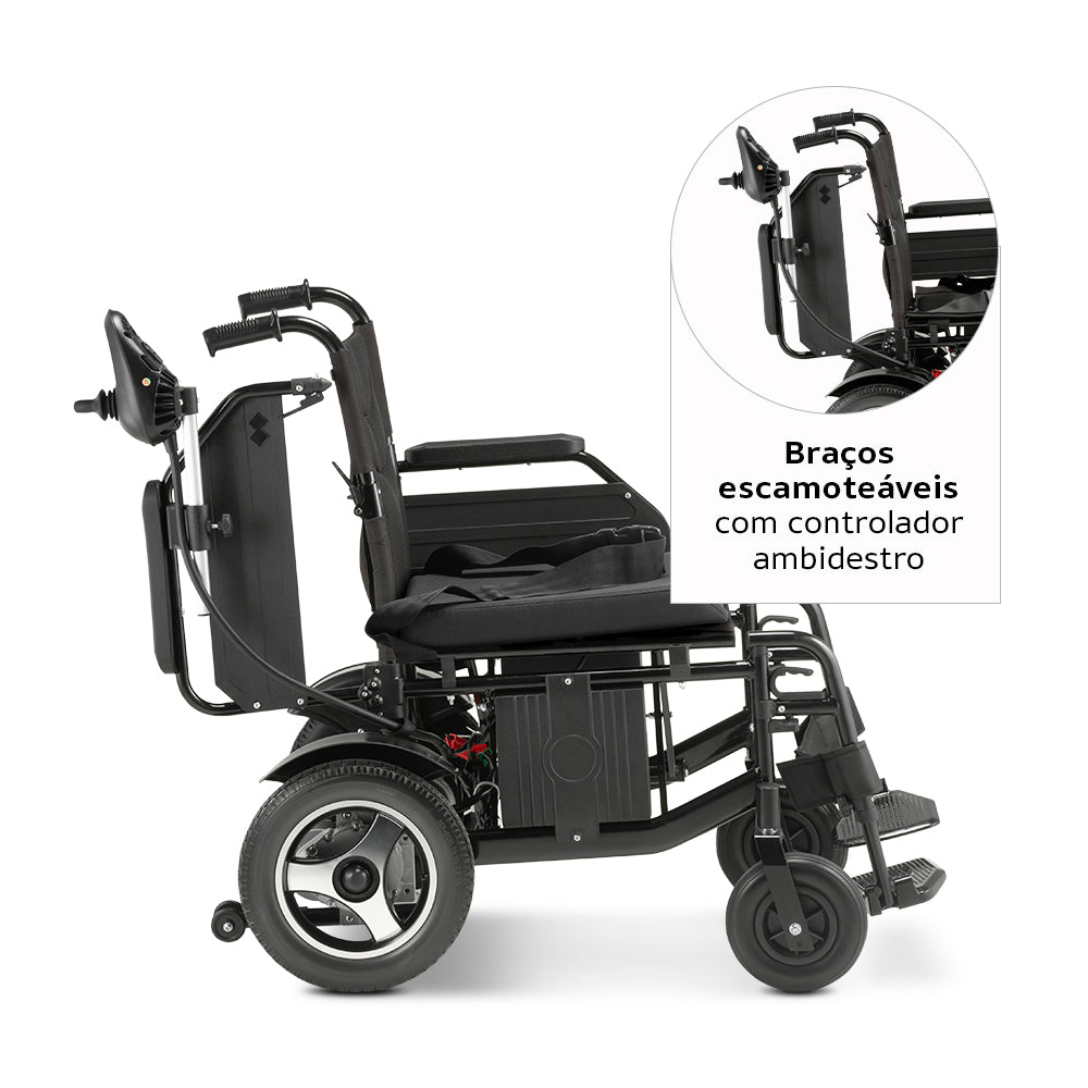Cadeira de Rodas Motorizada Dobrável Dellamed D800 até 120kg