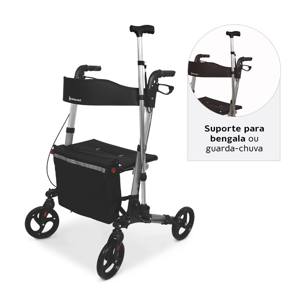 Andador Compacto Dellamed D14 4 Rodas até 135kg