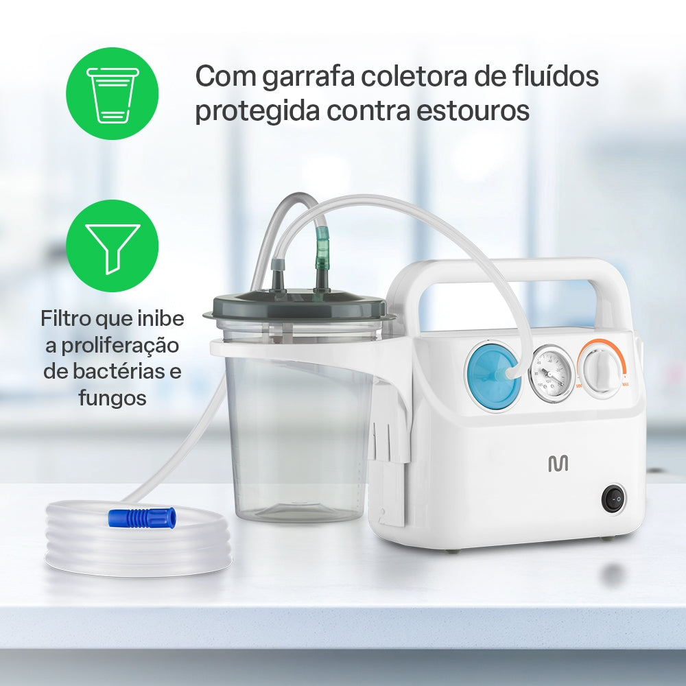 Aspirador Cirúrgico Bivolt Multi para Secreções