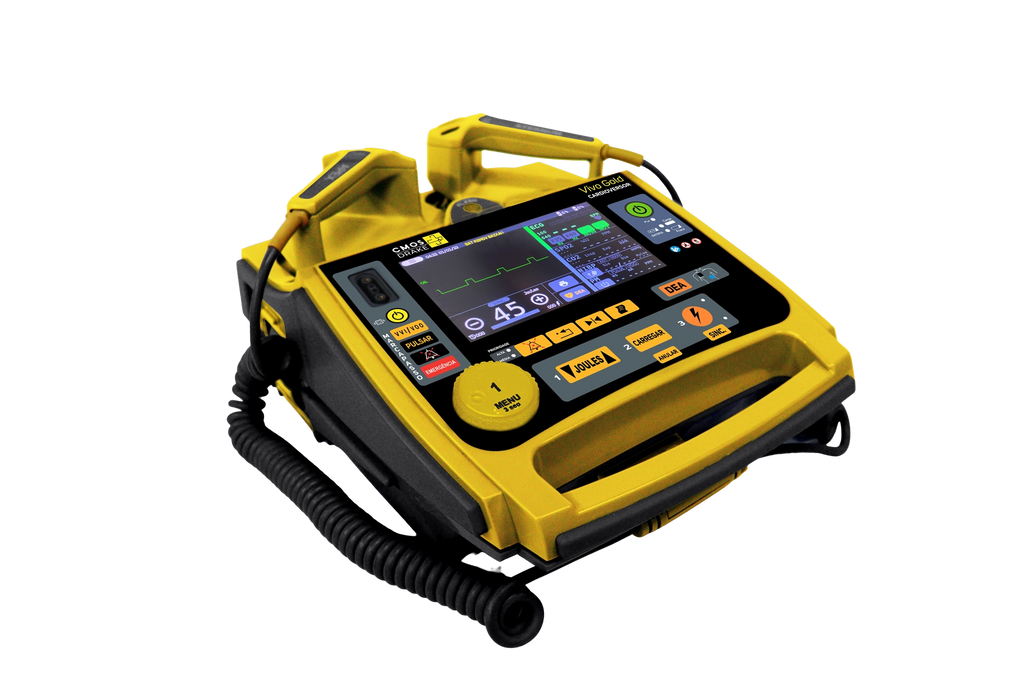 Cardioversor Bifásico Vivo Gold 7" Completo