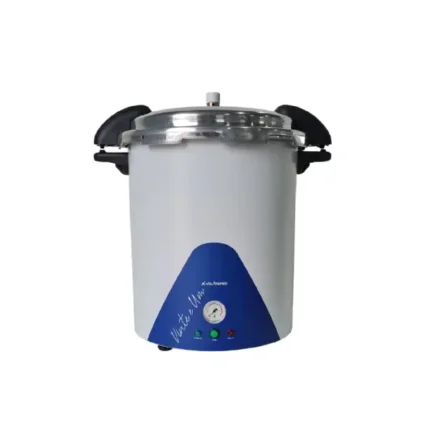 Autoclave Vertical 21 litros foi desenvolvida e projetada para resolver de uma forma prática e simples as exigências de esterilização, dentro das normas da ANVISA. Construídas com o que há de melhor em tecnologia e matéria prima, usando estratégias em segurança, praticidade e performance, promovendo mais espaço, rapidez e economia para o usuário.