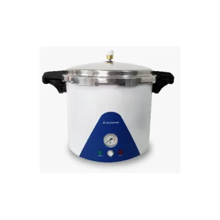 Autoclave Vertical 8 litros foi desenvolvida e projetada para resolver de uma forma prática e simples as exigências de esterilização, dentro das normas da ANVISA. Construídas com o que há de melhor em tecnologia e matéria prima, usando estratégias em segurança, praticidade e performance, promovendo mais espaço, rapidez e economia para o usuário.