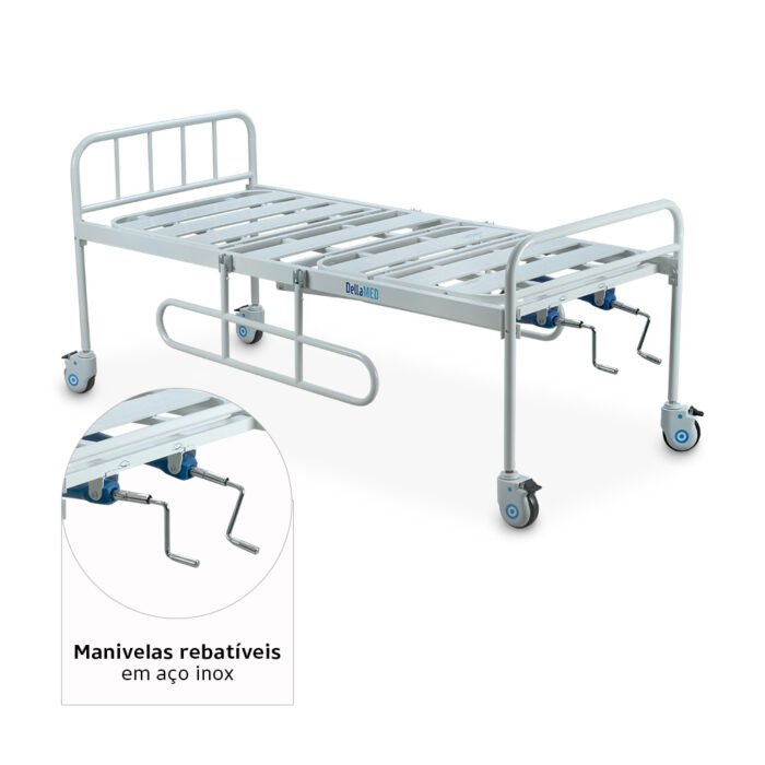 Cama Hospitalar DX2 2 Movimentos até 180 Kg Dellamed e Curitiba