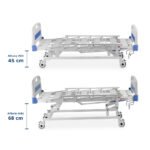 Cama Hospitalar DX3 3 Movimentos até 200 Kg Dellamed Equipamentos Hospitalares Brasil