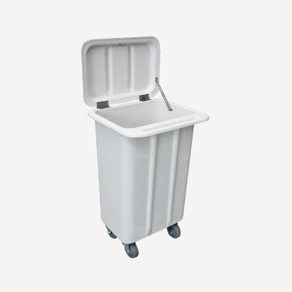 Carro de Transporte Container com Tampa com Capacidade de 140 litros tipo Hamper Carro de Transporte Container com Tampa com Capacidade de 140 litros tipo Hamper