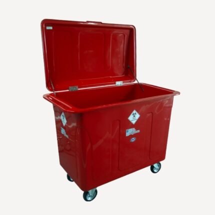 Carro de Transporte Container com Tampa com Capacidade de 630 litros