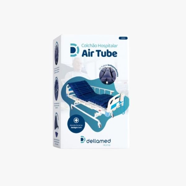Colchão Pneumático para Tratamento de Escaras II até 150 Kg Air Tube Dellamed Colchão Pneumático para Tratamento de Escaras II até 150 Kg Air Tube Dellamed