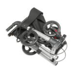 ANDADOR DE ALUMÍNIO COMPACTO 4 RODAS ATÉ 135 KG  - D14 DELLAMED - Imagem 5