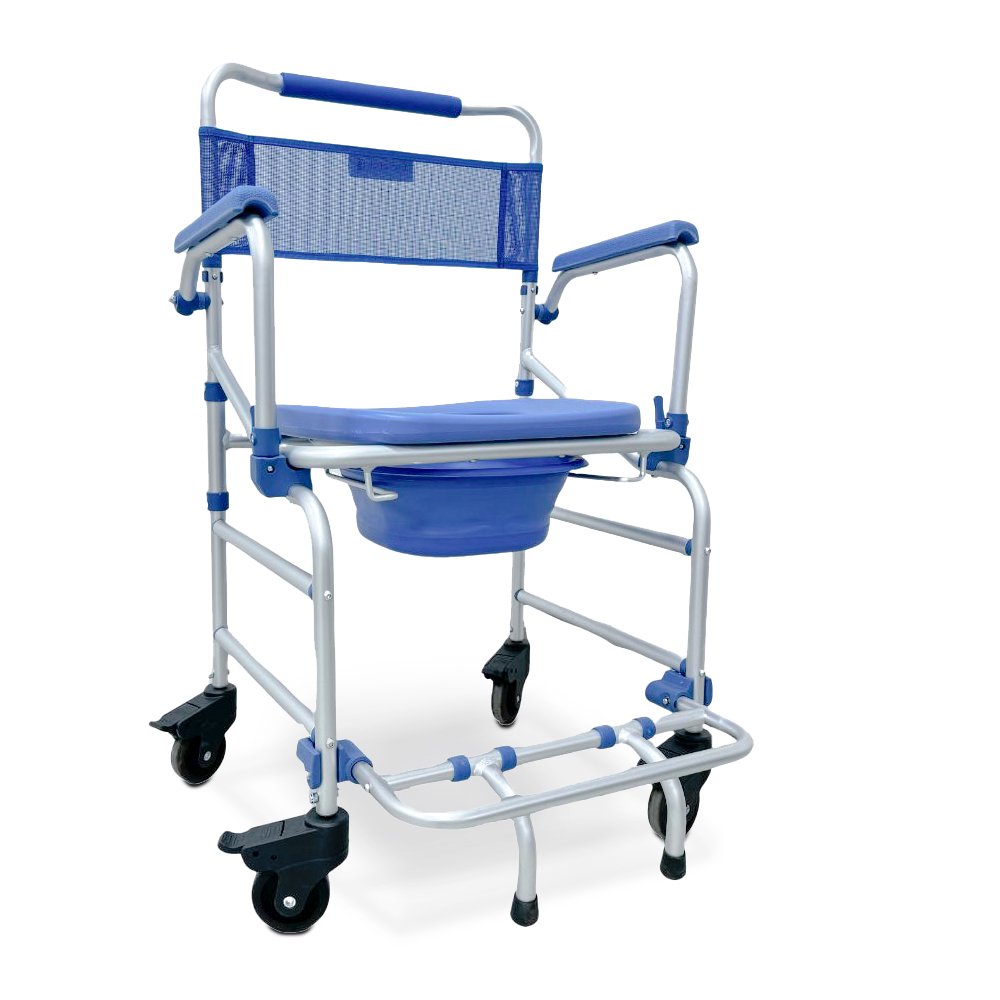 cadeira-de-banho-higienica-d55-dellamed- CADEIRA DE BANHO ULTRALEVE 4 EM 1 ATÉ 135KG - D55 DELLAMED - Imagem 1