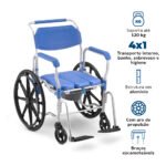 CADEIRA DE BANHO EM ALUMÍNIO ATÉ 150KG - D65 DELLAMED - Imagem 2