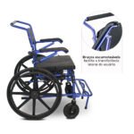 CADEIRA DE BANHO EM ALUMÍNIO ATÉ 200 KG - D70 DELLAMED - Imagem 4