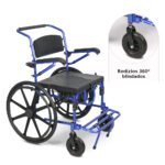 CADEIRA DE BANHO EM ALUMÍNIO ATÉ 200 KG - D70 DELLAMED - Imagem 5