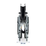 CADEIRA DE RODAS DOBRÁVEL EM AÇO ATÉ 120 KG - D100 DELLAMED - Imagem 4