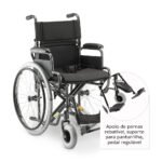 CADEIRA DE RODAS AÇO DOBRÁVEL ATÉ 120 KG -  D400 DELLAMED - Imagem 2