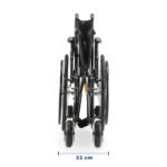 CADEIRA DE RODAS DOBRÁVEL PARA OBESO 180 KG - D500 DELLAMED - Imagem 5