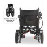 CADEIRA DE RODAS MOTORIZADA DOBRÁVEL ATÉ 120 KG - D800 DELLAMED - Imagem 5