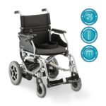 CADEIRA DE RODAS MOTORIZADA EM ALUMÍNIO ATÉ 120 - D900 DELLAMED - Imagem 2