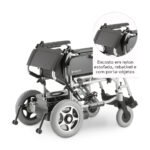 CADEIRA DE RODAS MOTORIZADA EM ALUMÍNIO ATÉ 120 - D900 DELLAMED - Imagem 4