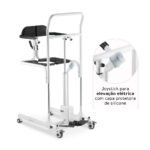 CADEIRA DE TRANSFERÊNCIA MULTIUSO COM ELEVAÇÃO ELETRÔNICA ATÉ 135 KG   - D80 DELLAMED - Imagem 4
