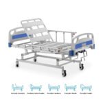 CAMA HOSPITALAR 3 MOVIMENTOS ATÉ 200 KG  - DX3 DELLAMED - Imagem 3